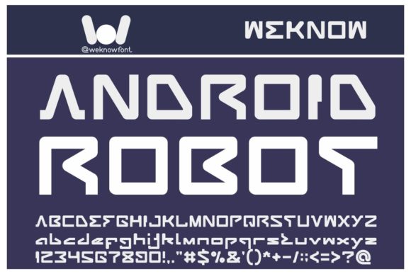 Android Robot Font: A Stylish Typeface for Craft Projects