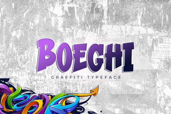 Boeghi Font: A Playful Display Typeface for Digital Projects