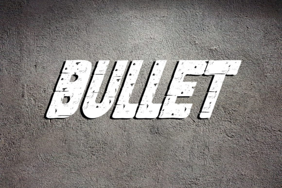 Bullet Font: A Display Typeface for Business Impact