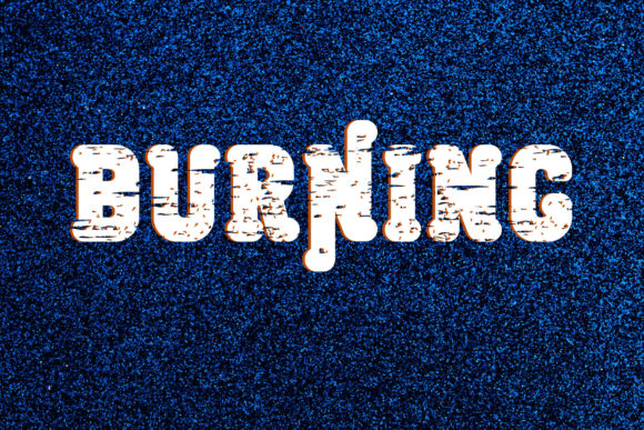 Burning Font: A Bold Display Typeface for High-Impact Web Design