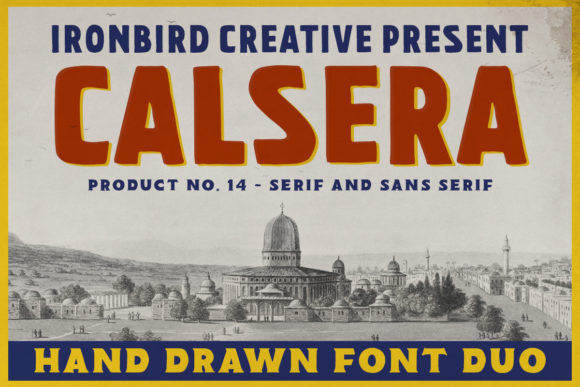 Calsera Display Font for Editorial Design