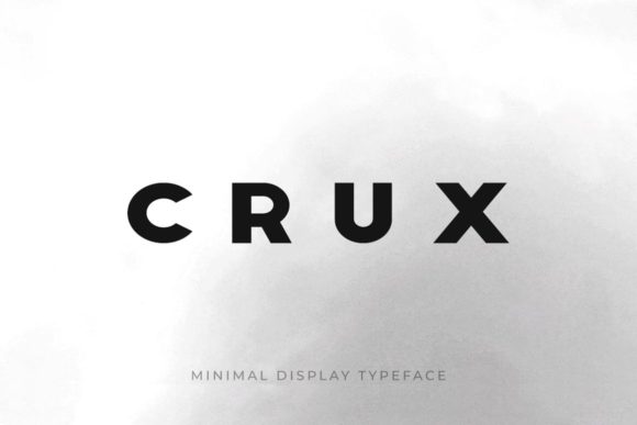 Crux: A Bold Display Font for Modern Designers