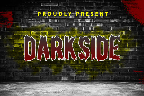 Dark Side: The Bold Display Font for Creepy, Standout Campaigns