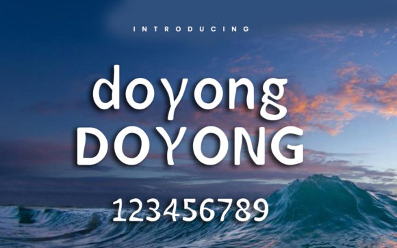 Doyong Display Font for Modern Brand Identity Projects
