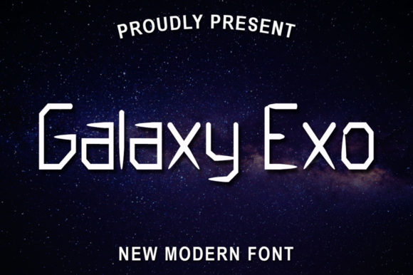 Galaxy Exo Font: Modern Display Typeface for Creative Makers