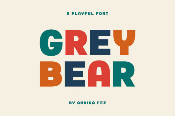 Grey Bear Typeface Review: Bold Display Fonts for Editorial Impact
