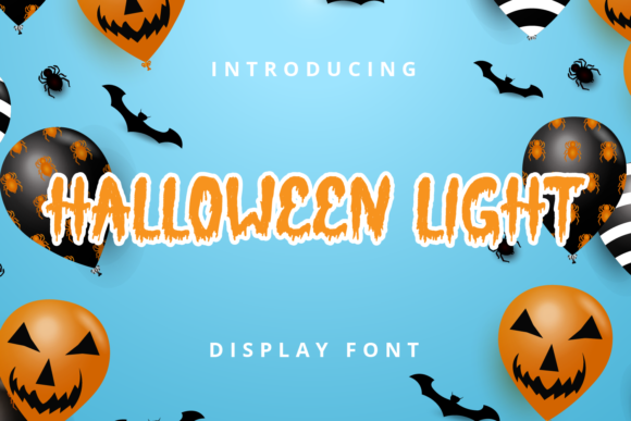 Halloween Light Font: A Bold Display Typeface for Crafters and Creators