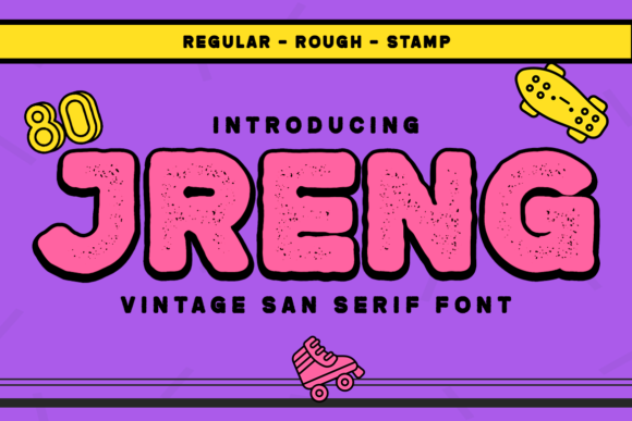 Jreng Font for Bold Brand Campaigns