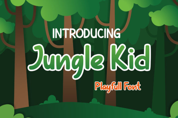 Jungle Kid: A Playful Display Font for Digital Branding