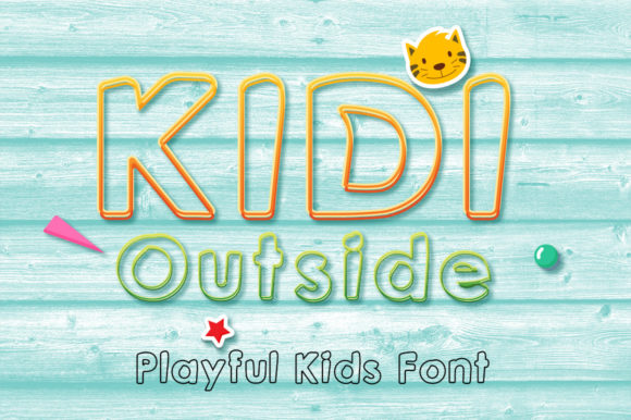 Kidi Outside: A Playful Display Font for Memorable Branding