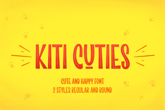 Kiti Cuties: A Unique Display Font for Modern Editorial Design