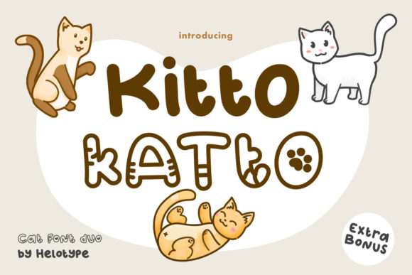 Kitto Katto Font Review: A Playful Display Typeface for Editorial Design