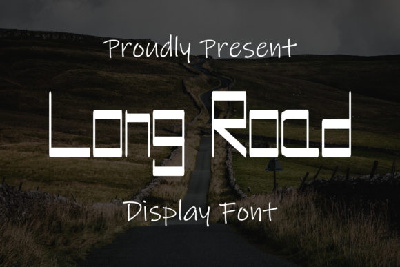 Long Road Font for Editorial Design and Modern Typography