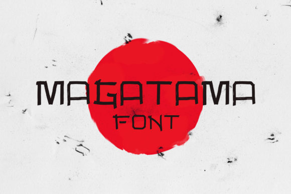 Magatama Font: A Japanese-Inspired Display Typeface for Editorial Design