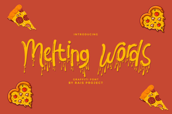 Melting Words Font Review: A Playful Display Typeface for Creative Branding