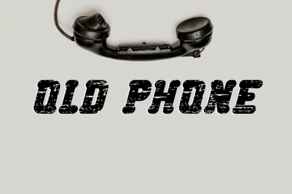 Old Phone Font: A Bold Typeface for Digital Marketing Impact