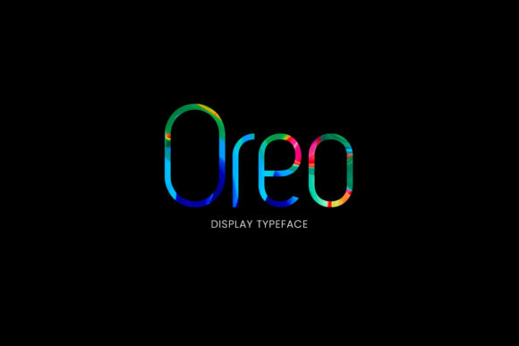 Oreo Display Font for Modern Editorial Design