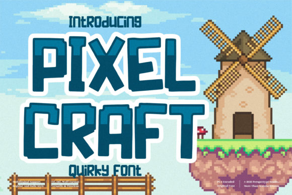 Pixel Craft Font Review: A Playful Display Typeface for Creative Projects
