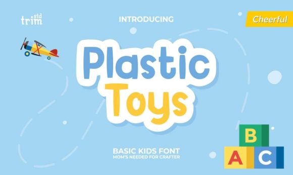 Plastic Toys Font for Modern Editorial Design