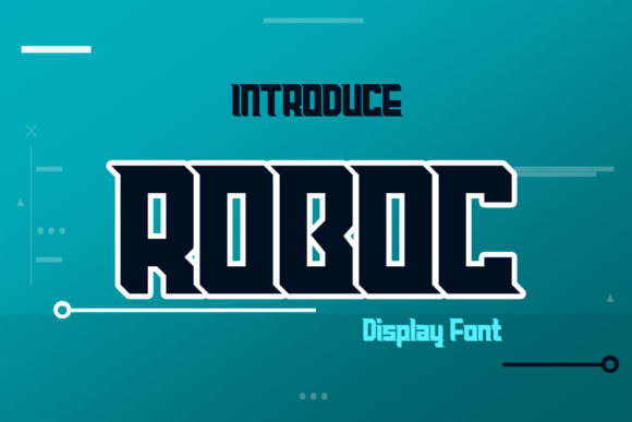 Roboc Typeface Review for Futuristic Craft Projects