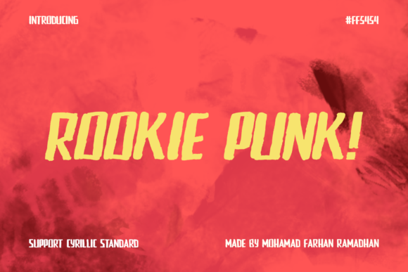 Rookie Punk Font: Bold and Memorable Display Type for Business