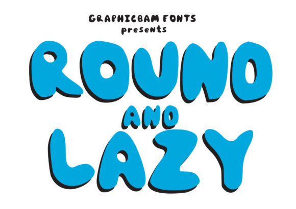 Round Lazy Font: A Playful Typeface for Editorial Design