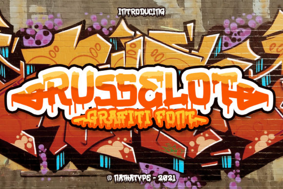 Russelot Display Font for Bold Branding and Street-Style Designs