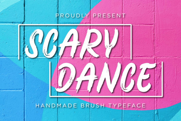 Scary Dance Font for Playful and Authentic Design Projects