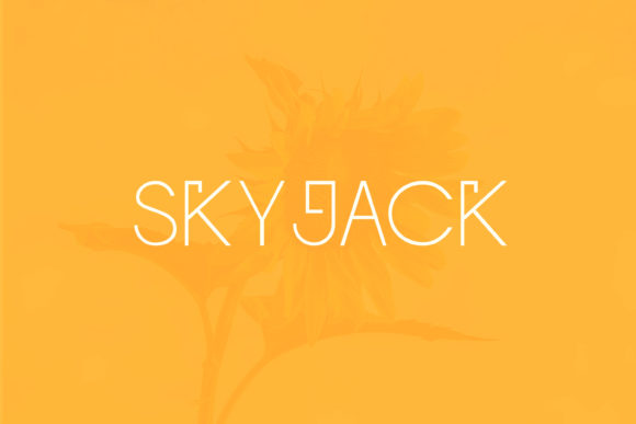 Skyjack Display Font for Web Design and Creative Projects
