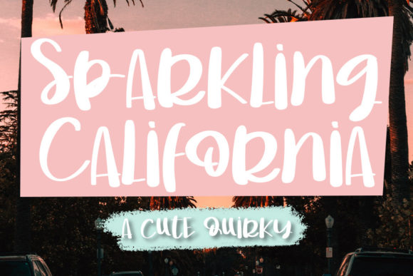 Sparkling California: A Premium Display Font for Modern Web Design