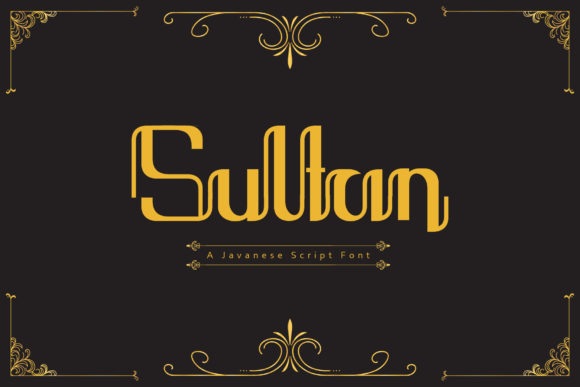 Sultan Font: A Classy Display Typeface for Editorial Design