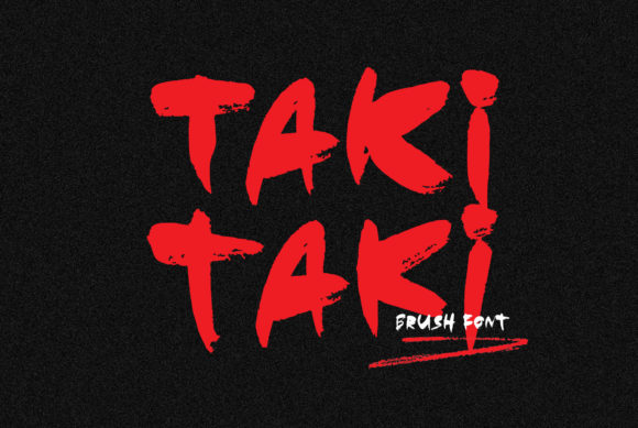 Taki Taki Font: A Display Typeface for Makers and Sellers