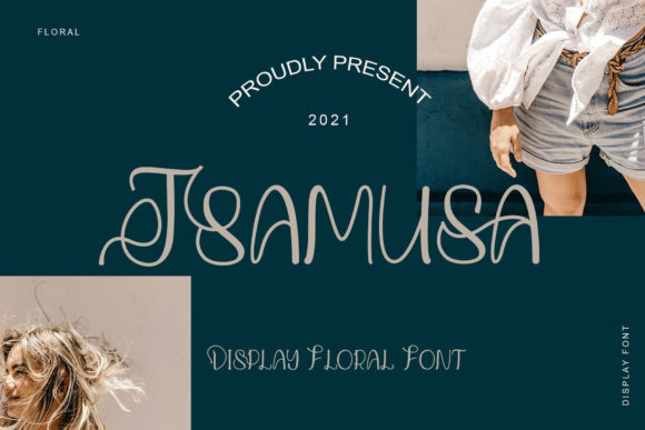 Tsamusa: The Trendy Wavy Display Font for Handmade Brands
