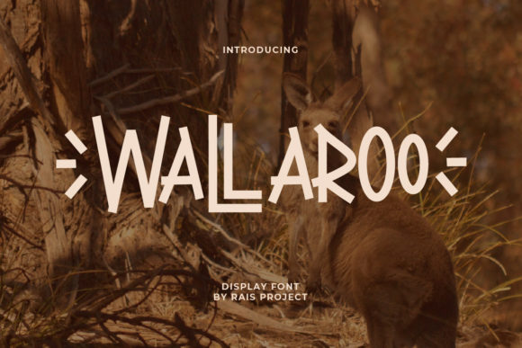 Wallaroo Display Font for Editorial Design Projects